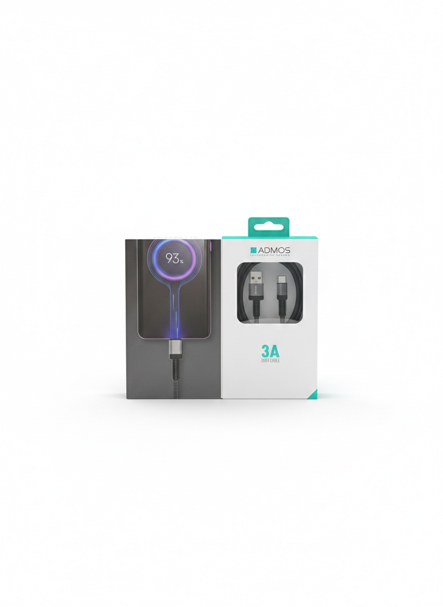 ADMOS FAST CHARGING DATA CABLE 3A USB-C