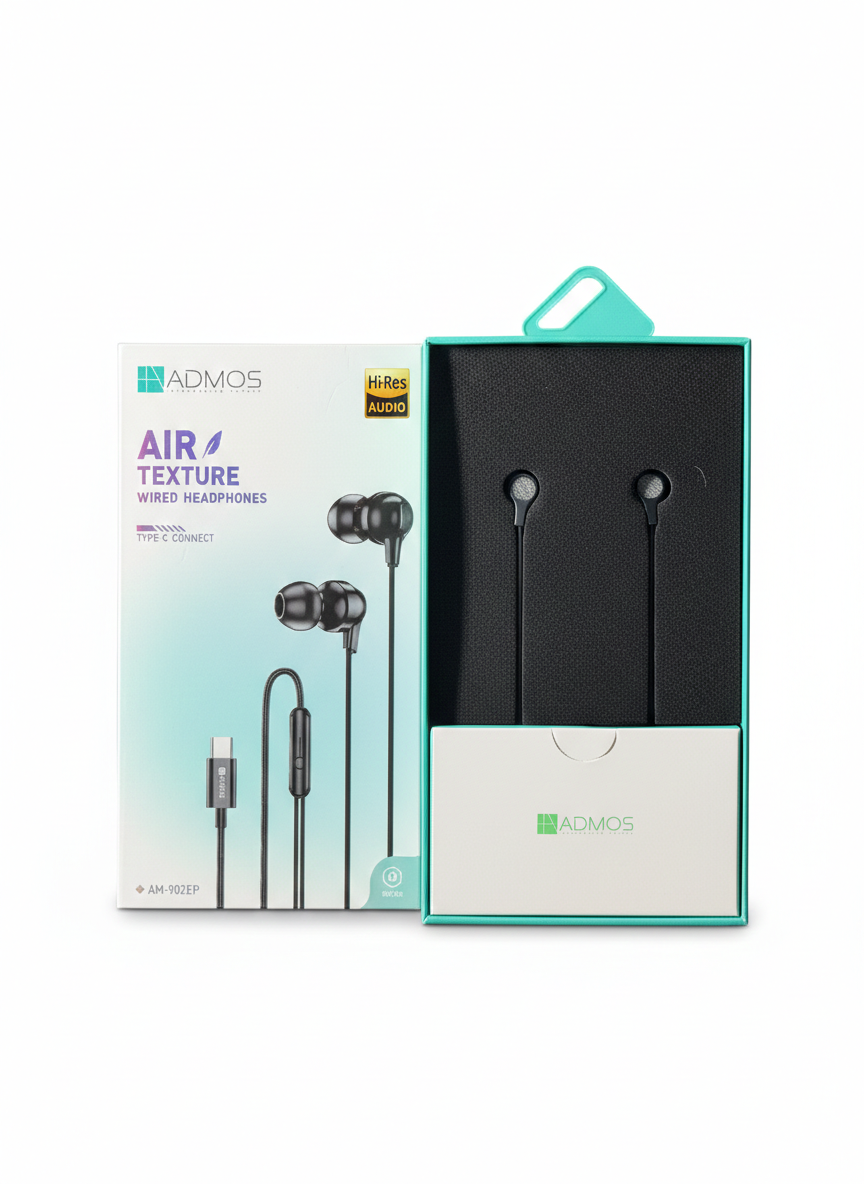 ADMOS AIR TEXTURE WIRED HEADPHONE TYPE-C