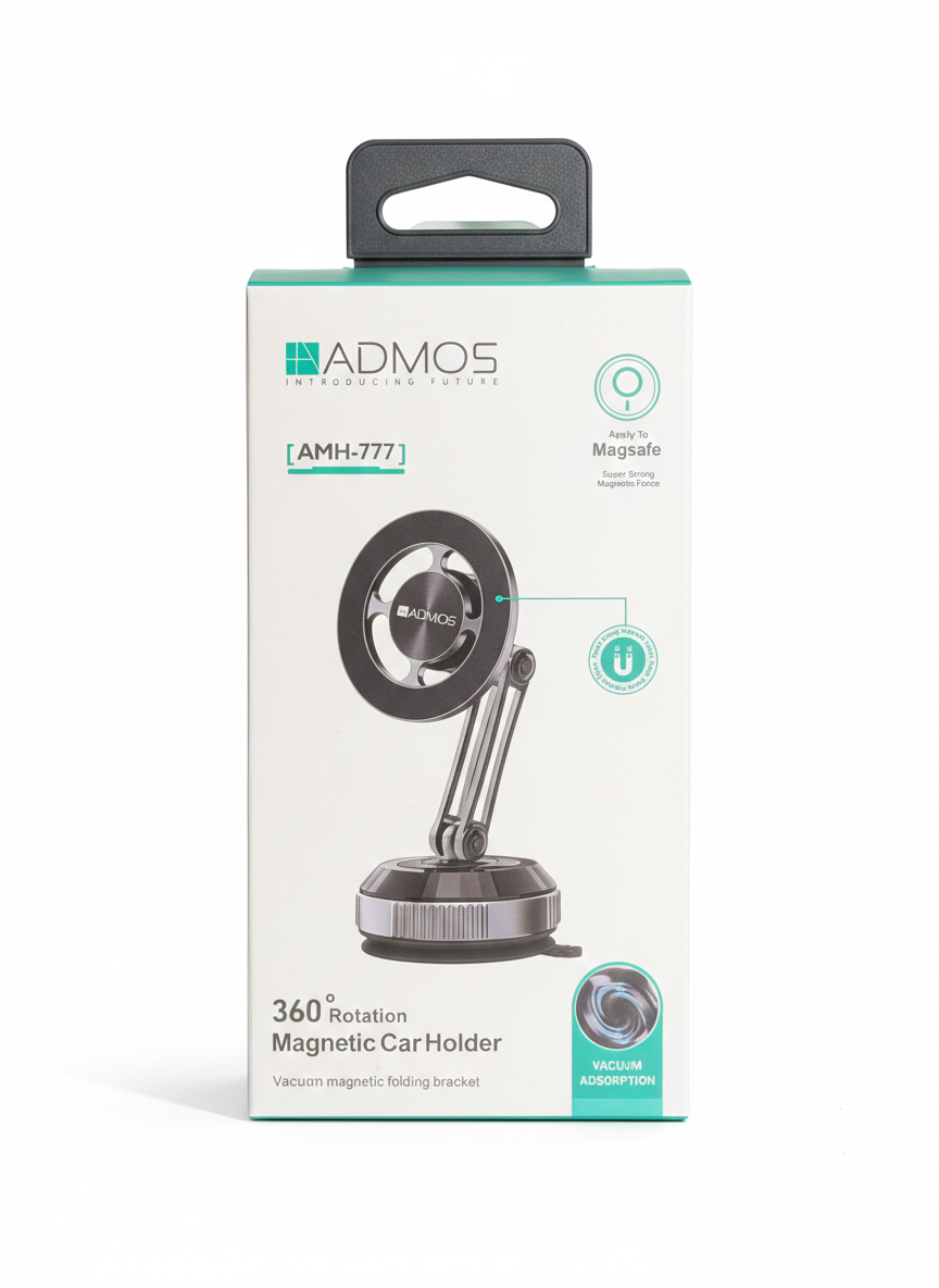 ADMOS 360 ROTATION MAGNETIC CAR HOLDER VACUUM ADSORPTION