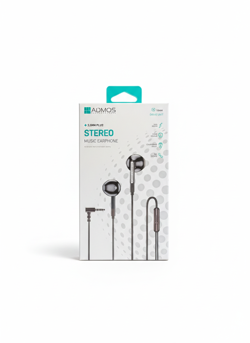 ADMOS STEREO MULTI HEADPHONE 3.5MM PLUG