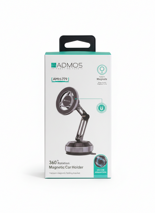 ADMOS 360 ROTATION MAGNETIC CAR HOLDER,AIR OUTLET TYPE 2IN1