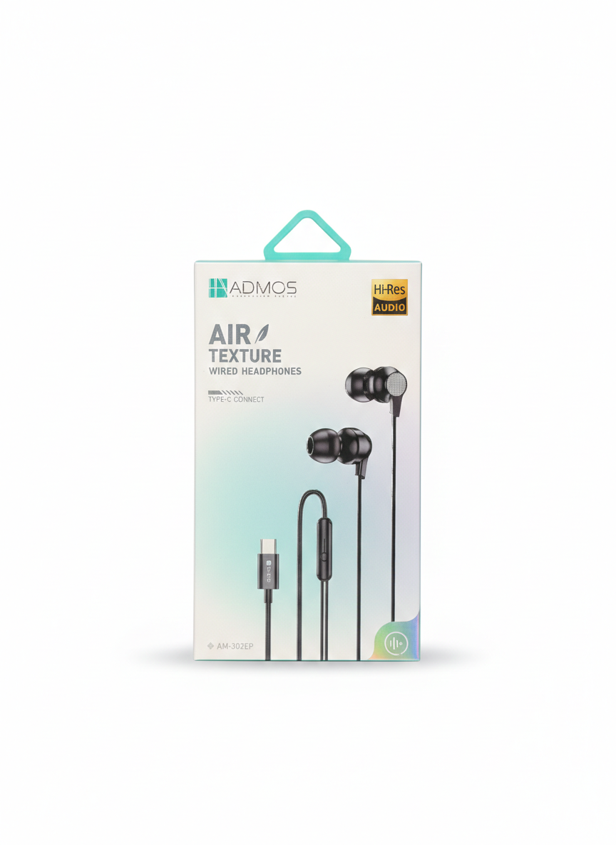 ADMOS AIR TEXTURE WIRED HEADPHONE TYPE-C