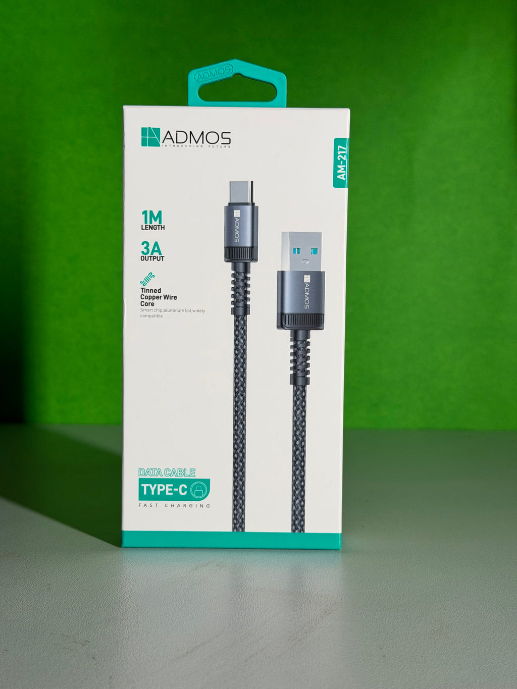 ADMOS DATA CABLE TYPE-C 3A 1MTR