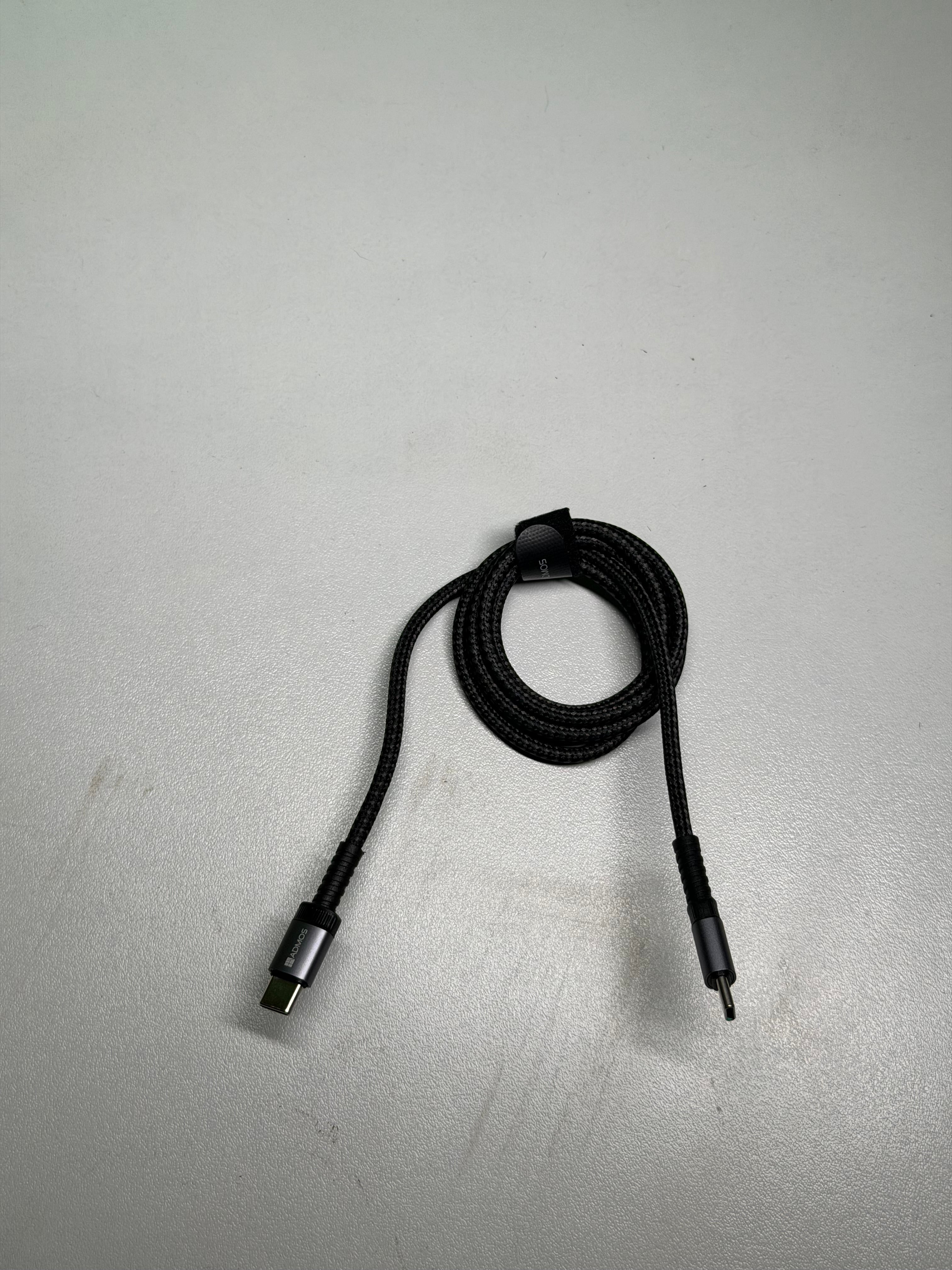 ADMOS DATA CABLE NYLON TYPE-C TO TYPE-C 60W 1MTR