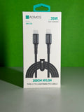 ADMOS NYLON DATA CABLE TYPE-C TO LIGHTNING 200CM/35W